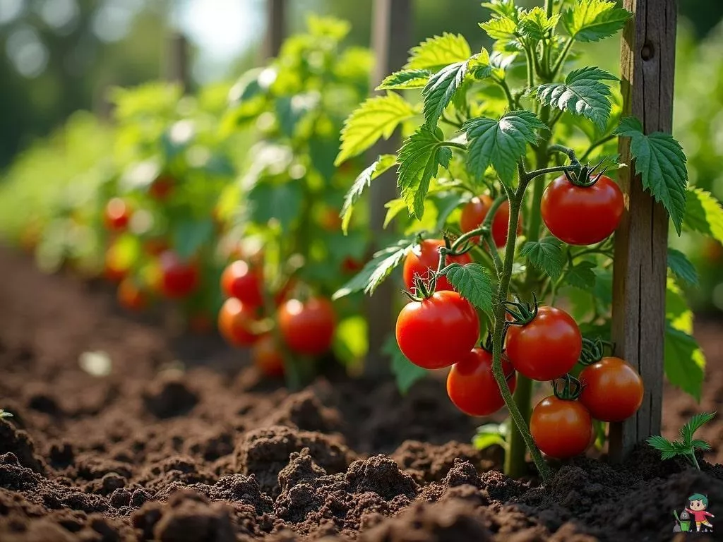 Ce jardinier révèle le secret du rendement exceptionnel de son potager : des plants de tomates au sol
