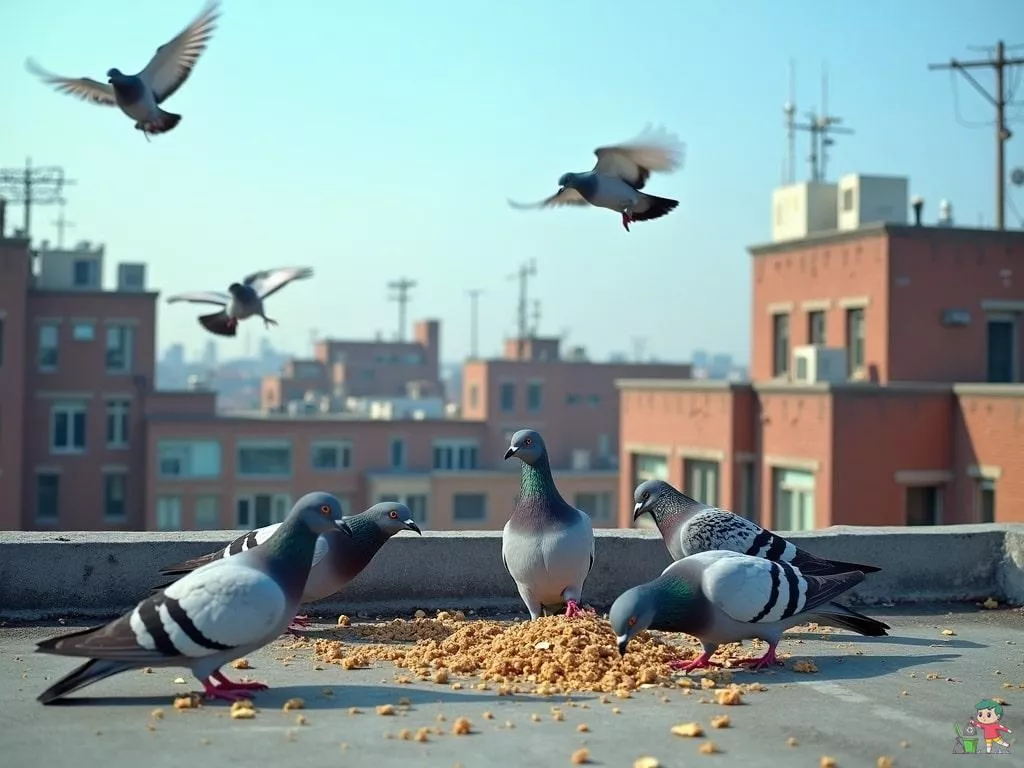 Comment faire fuir les pigeons sans effrayer les autres oiseaux ?
