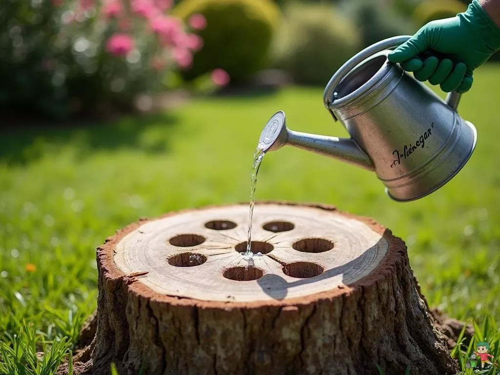 Détruire une souche d’arbre avec du vinaigre blanc : mode d’emploi