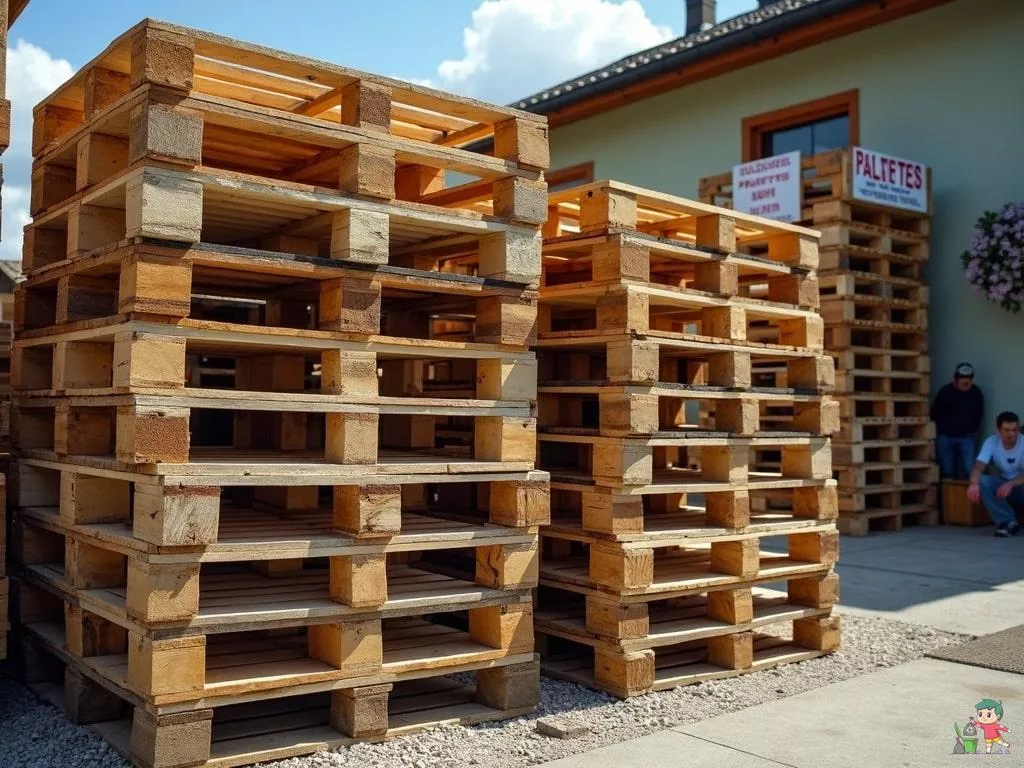 Où récupérer des palettes en bois gratuites ?