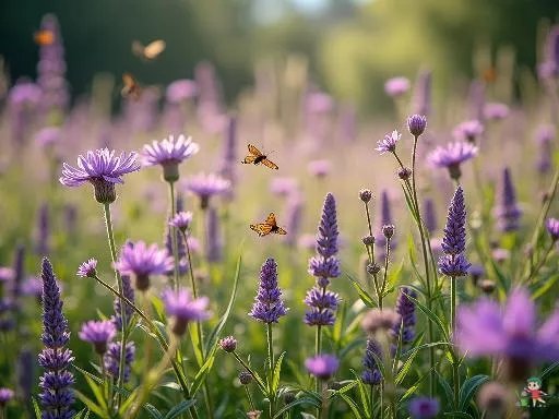 Comment identifier les fleurs mauves ?