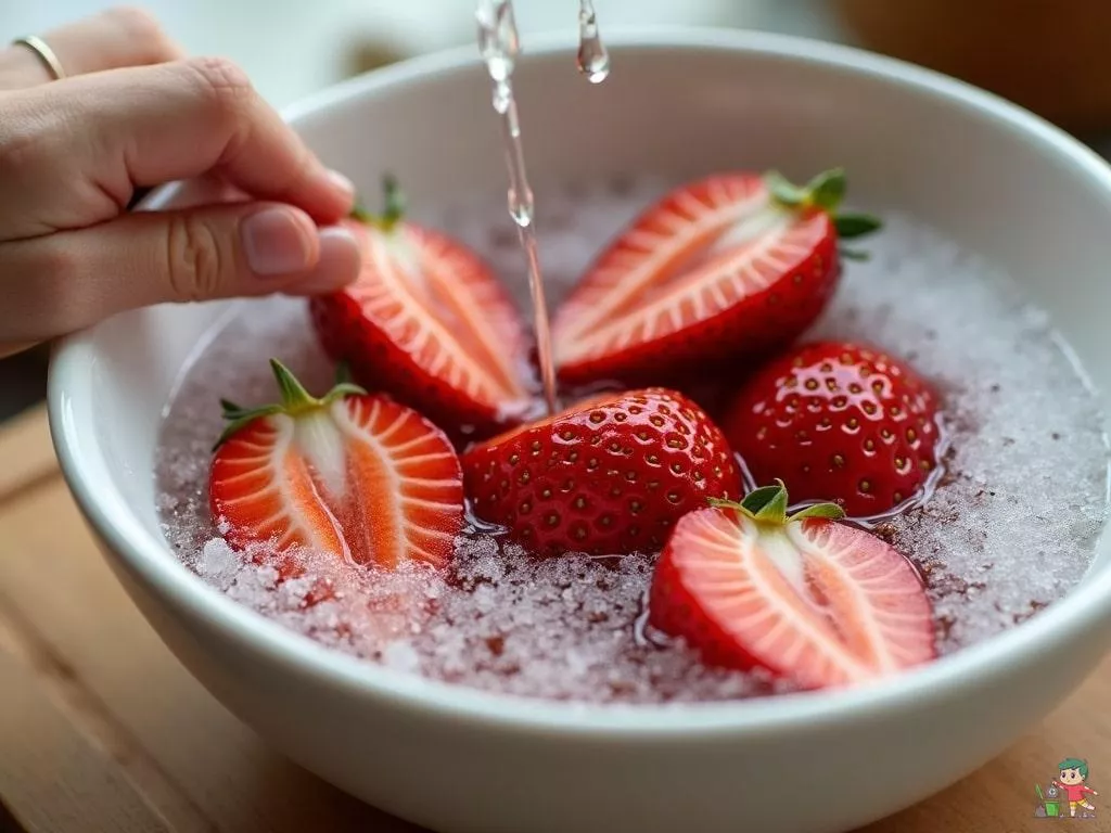 Cette technique japonaise simple élimine jusqu’à 80 % des pesticides sur les fraises et autres fruits rouges