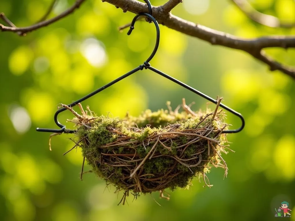 Cintre dans un arbre pour les oiseaux : un geste utile ou un piège à éviter ?