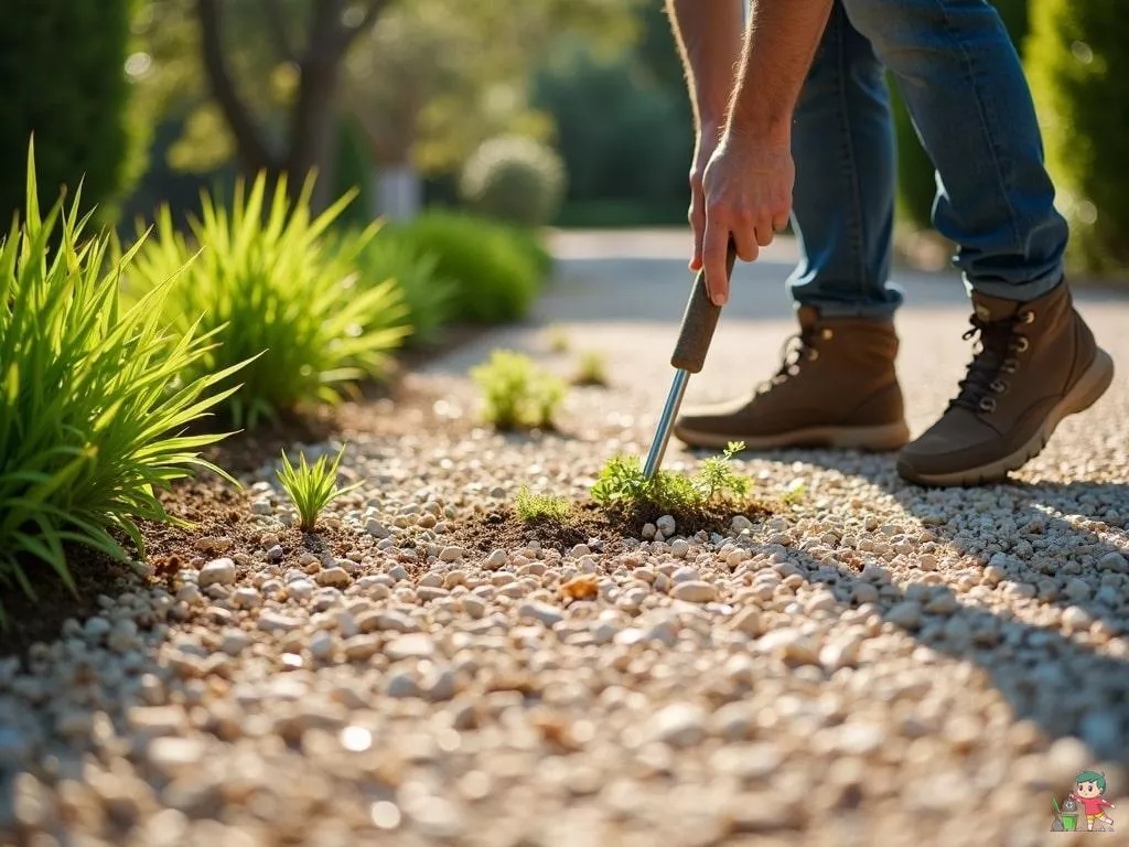 Comment désherber efficacement une allée en graviers avec un désherbant 100% naturel ?