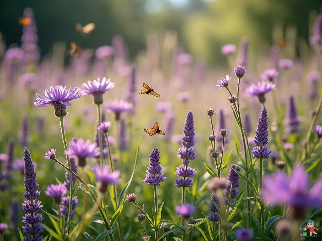 Comment identifier les fleurs mauves ?