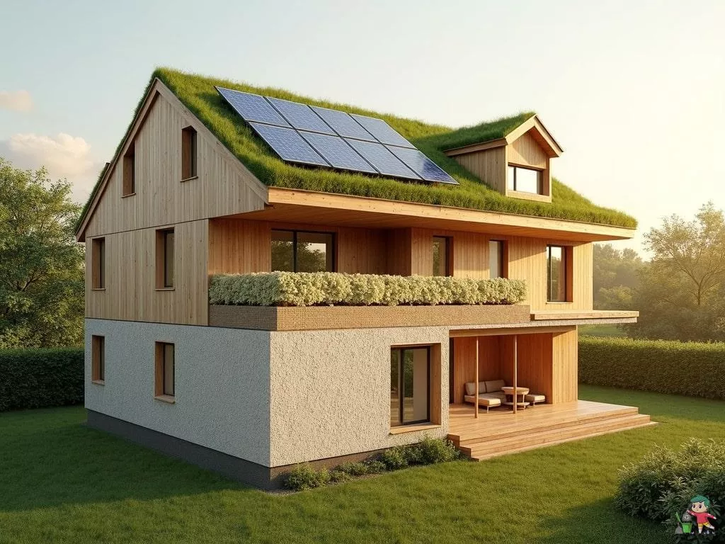 Maison en paille : construction écologique et durable