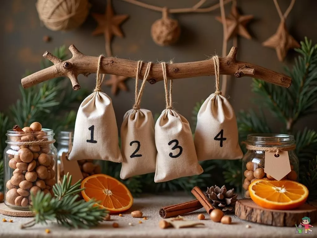 Réinventer l’attente de noël avec un calendrier de l’avent zéro déchet