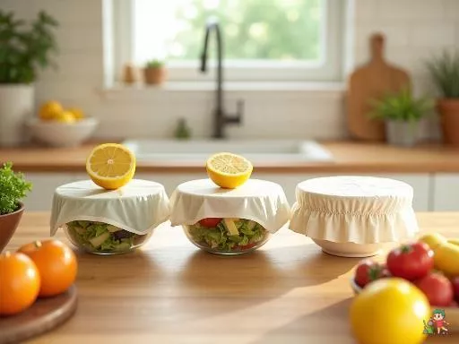 Couvercle en tissu réutilisable : remplacer le film alimentaire efficacement