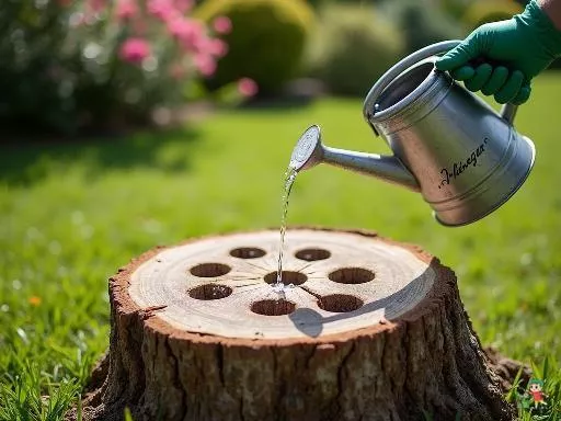 Détruire une souche d’arbre avec du vinaigre blanc : mode d’emploi