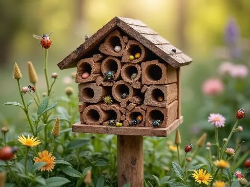 Hôtel à insectes : attention aux inconvénients