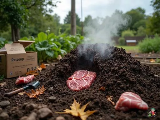 Peut-on mettre de la viande dans le compost ?